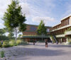 Kindcentrum Middenwaard Amstelveen van NEXT architects entree render